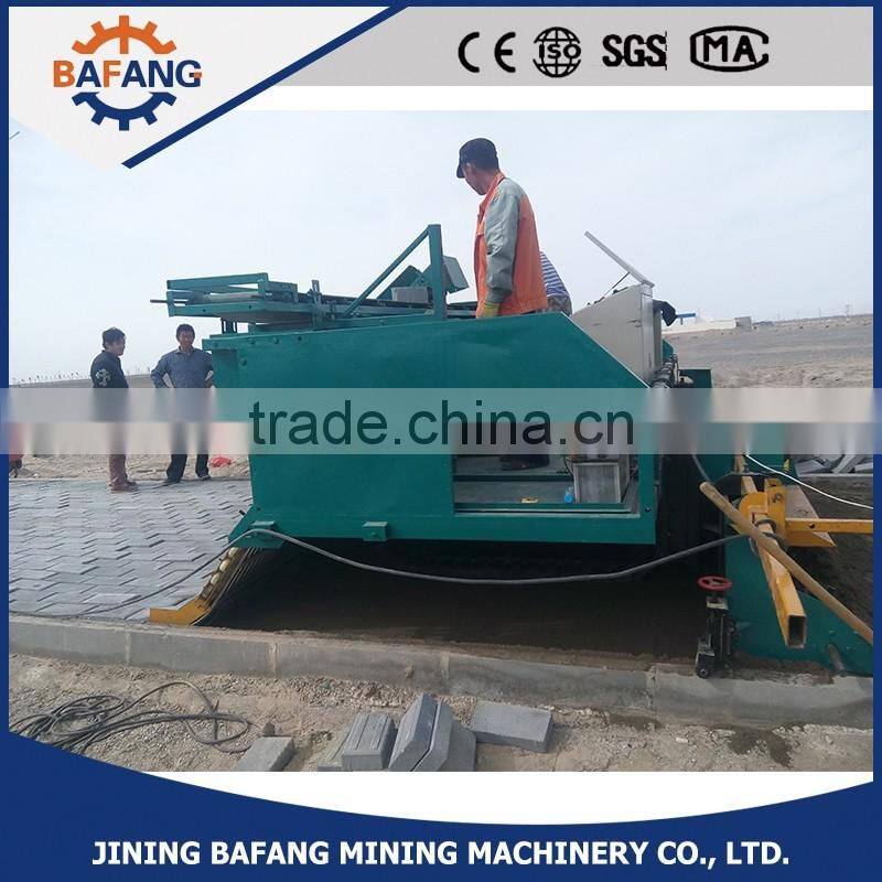 tiger stone brick laying machine in Dubai, automatic block road paver laying machine