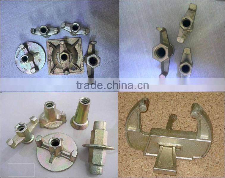 Tie Rod and Wing Nut Formwork
