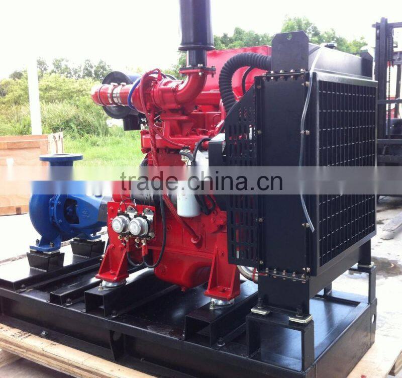 high flow rate end suction diesel engine driven pumps