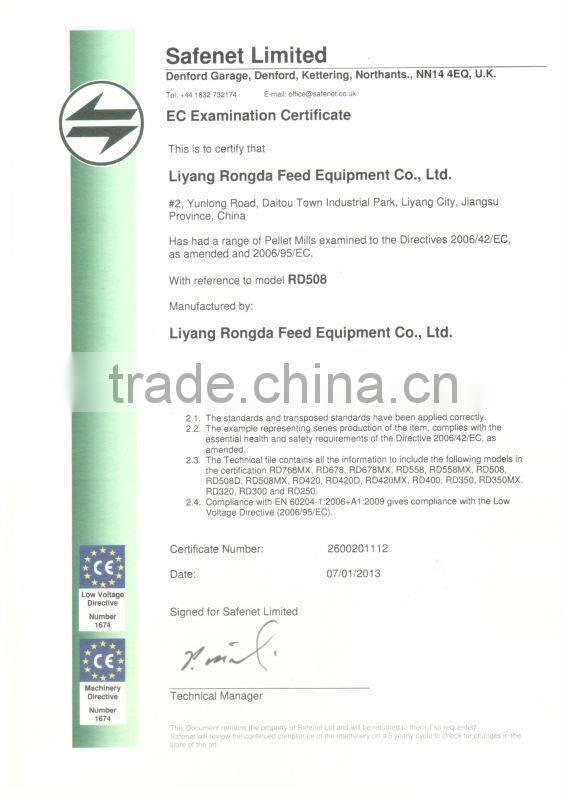 factory manufacturing low cost CE/GOST/SGS certificated stainless steel pellet mill ring die