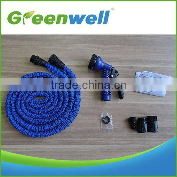 xxx hose expanding garden water hose pipe,brass fitting expandable garden hose flexible, hot water flexible hose expandable