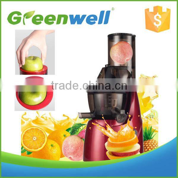 Greenwell 1 hot sale 10 year motor quality guarantee big mouth slow juicer, slow juice big mouth
