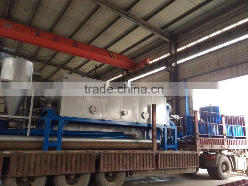 Continuous rotary carbonization furnace for sawdust and rice husk biochar