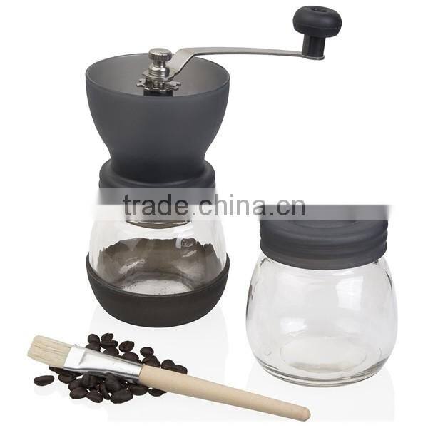 Manual Ceramic Burr Coffee Grinder