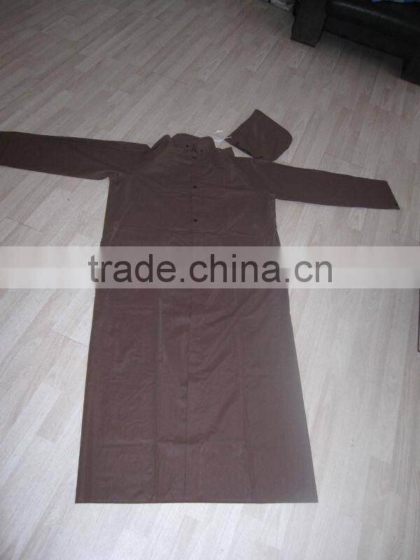 waterproof PU rain poncho
