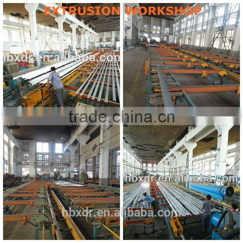 Anodized Custom types of CNC machined extruded aluminium section