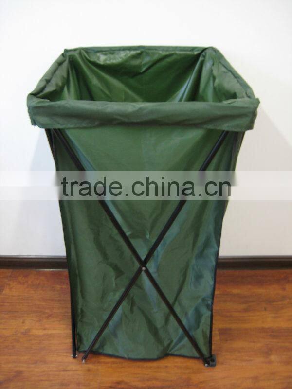 PE big leaves garden bag with iron stand