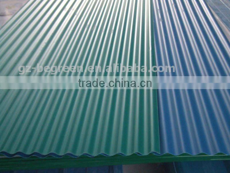 professional corrugated black anti-uv excellent insulation used industrial pvc corrugated roofing sheet