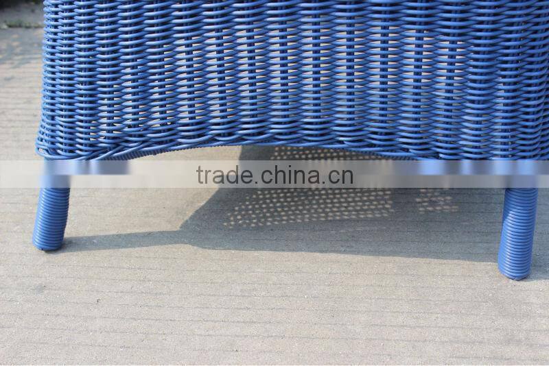 High quality wicker furniture hotel outdoor rattan dining table and chair