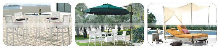 Round Wicker furniture/ Poly rattan dining set