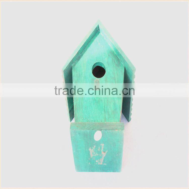 Custom small house shaped decorative wooden bird houses prefabricated wood houses