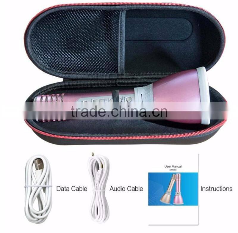 Alibaba wholesale portable Karaoke microphone for Smartphones Bluetooth speaker Portable Wireless Karaoke Microphone