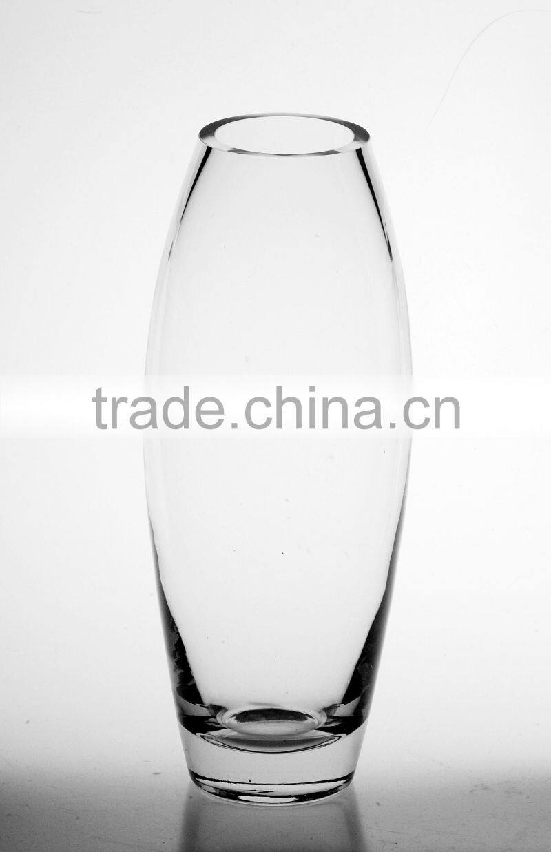 handblown colored glass vases, mouth blown stained glass vases