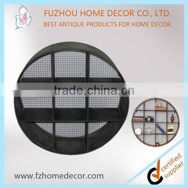 hanging wire frame shelf with colorful cube sets