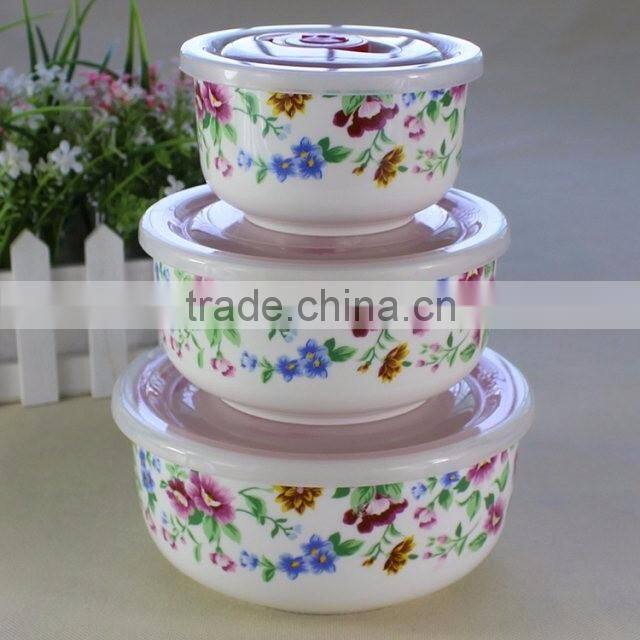 ceramic bowls with airtight lid