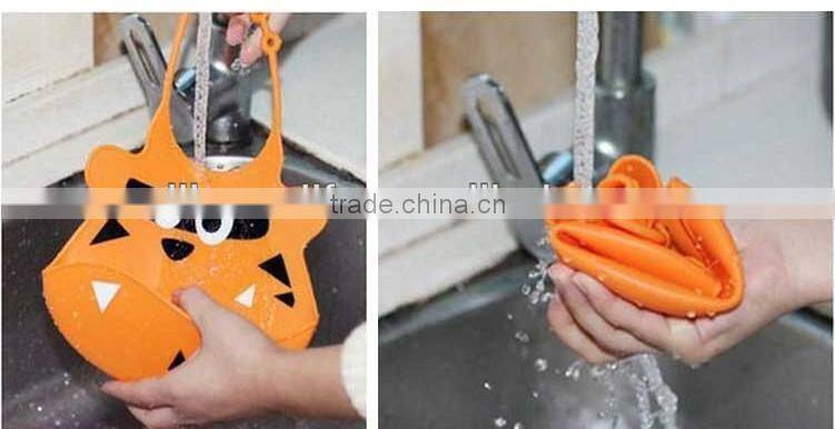 FDA Food Grade Various Animal Design Silicone Baby Bib