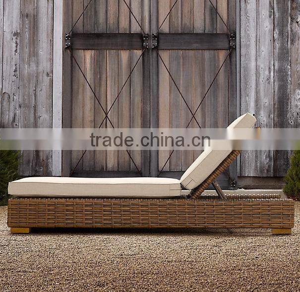 2017 Sigma trade assurance weatherproof outdoor plastic rattan beach day beds
