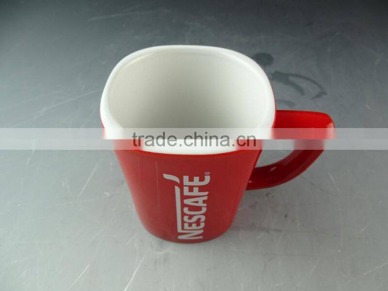 Nescafe red ceramic coffee mug with cheap price in stock for wholesale