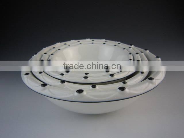 eco-friendly white porcelain plate round square oval leaf shape