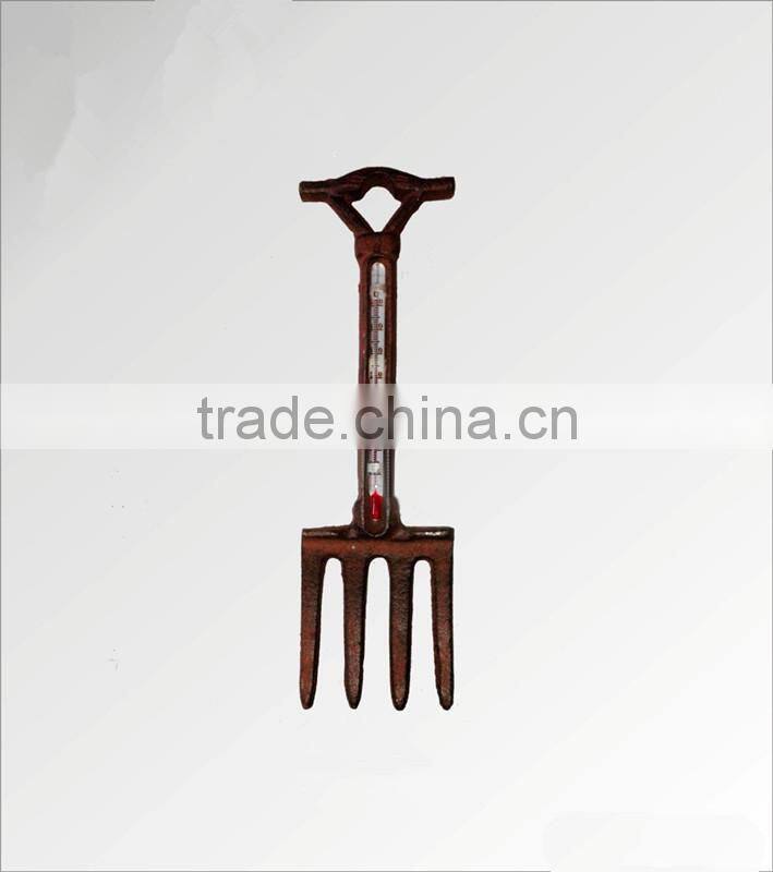 Home Decor Cast Iron Fork type Thermometer