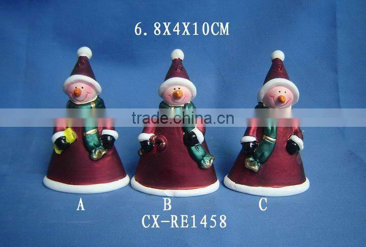 Ceramic Christmas Gift led ceramic candle light light ceramic structured packing