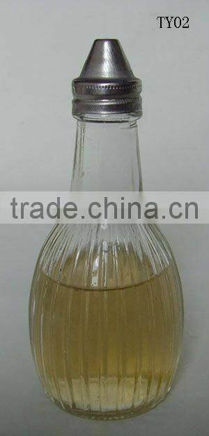 clear glass olive oil dispenser