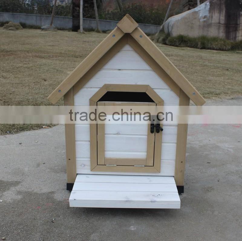 Wooden doghouse