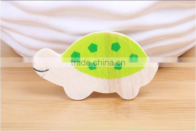 2015 factorymade double fish shape Wooden wall stickers