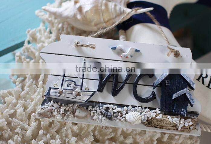 Decorative diy kids door plate,home deco wood doorplate