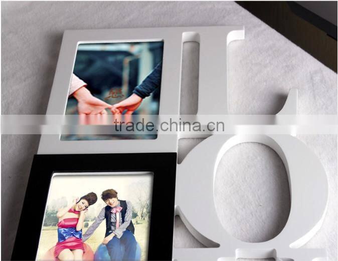 wooden picture frame/love photo frame