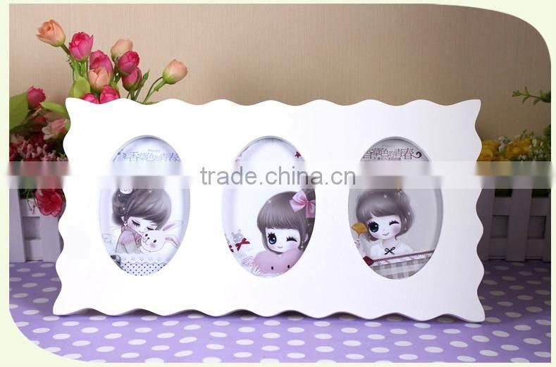 2016 lovely Wooden popular photo frame for kids