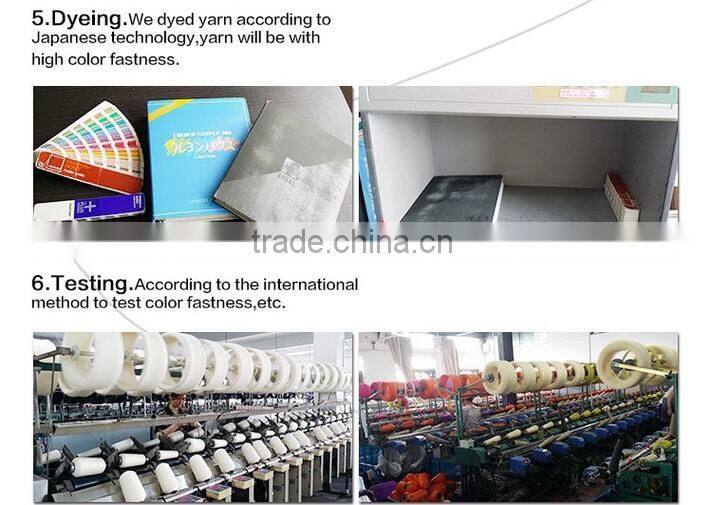 Dyed high-elastic 70d/24f/2 nylon yarn for sock use in good quality