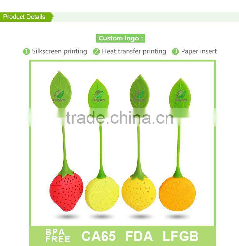 BPA Free silicone plastic tea infuser