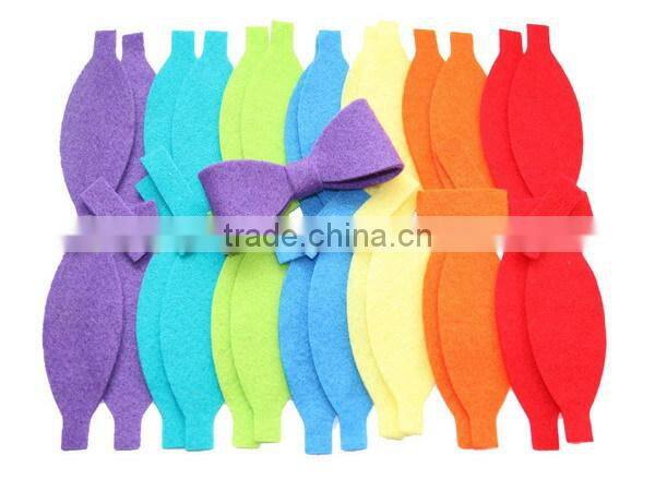 new premium best selling products cheap polyester felt bow tie straps wholesale for baby boy bib decoration made in China OEM