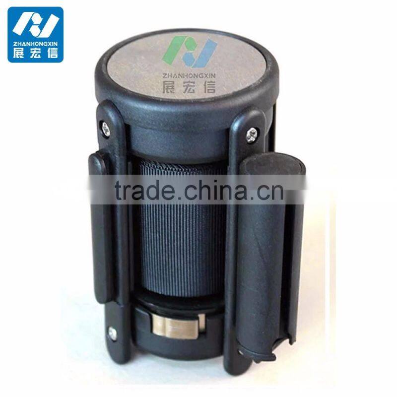 Retractable Belt Cassette Replacement Mechanism for Crowd Control