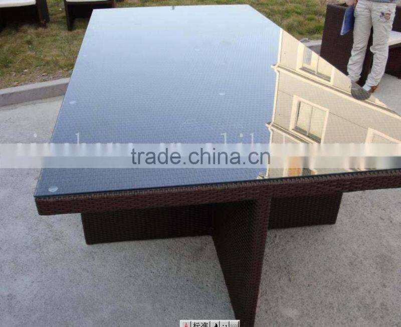 Rattan Dining Table And 6 Chairs Furniture Set AK1084