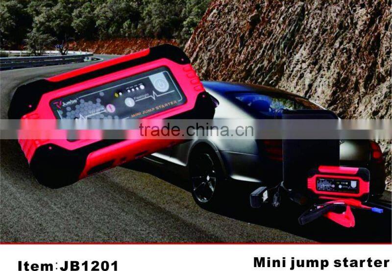 JB1201Car jump starter battery charger 18650 12V vehicle tool
