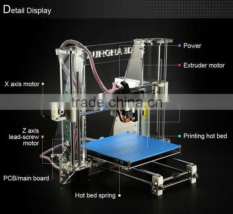 200*200*180mm abs plastic 3d printer