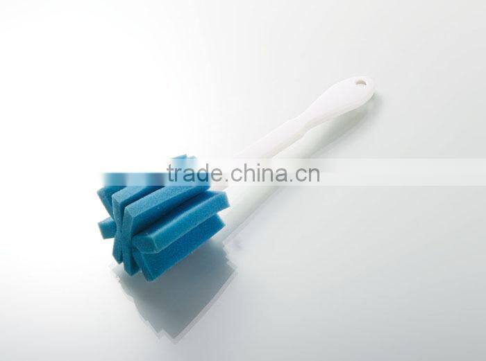 long PP hand cup cleaning brush with sponge DL3016