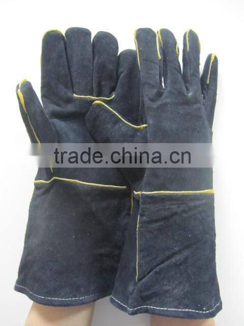 DDSAFETY 2017 Green Cow Split Welding Gloves