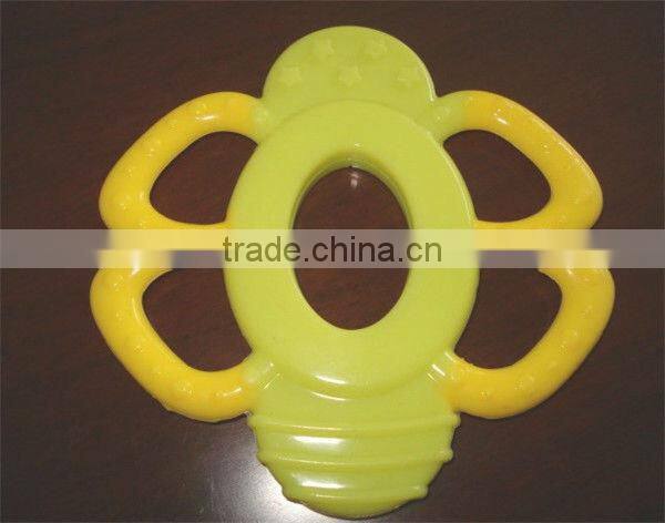 Colorful funny silicone baby teether