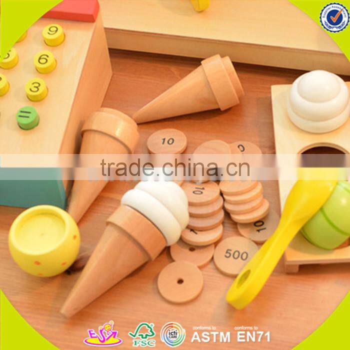wholesale baby wooden Ice -cream shop toy,beautiful Ice -cream shop toy, top fashion wooden Ice -cream shop toy W10A022