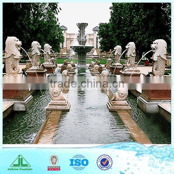 High quality indoor fountain, rainbow type, non-continuous fly water