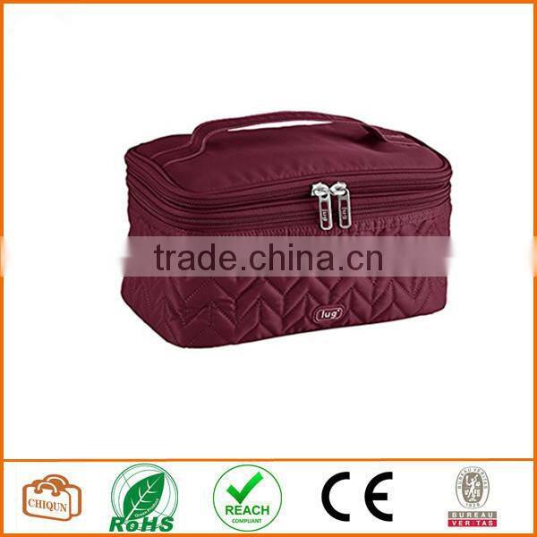 Two Step Cosmetic Case Red