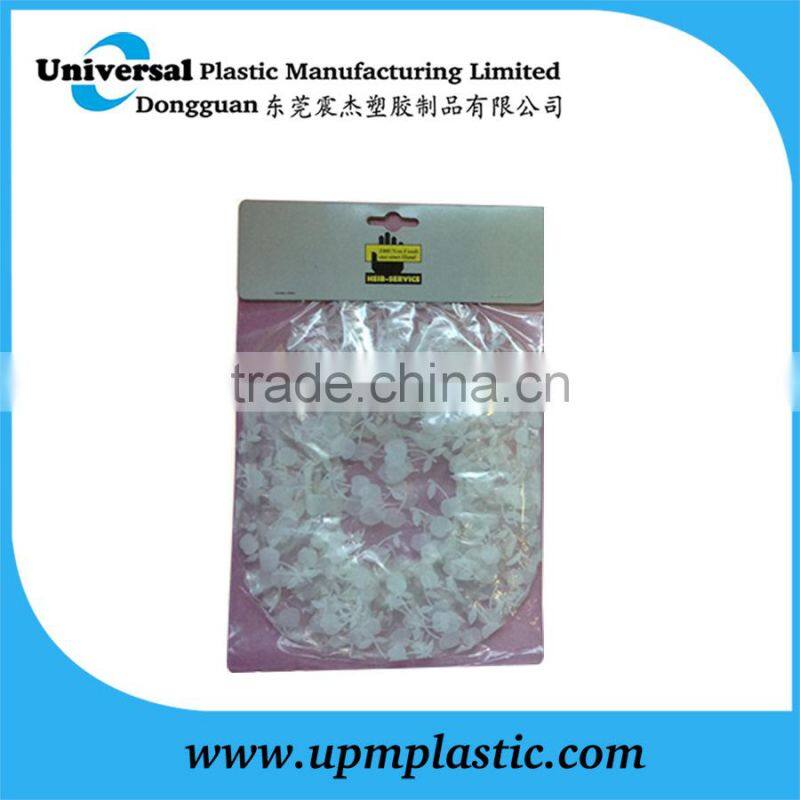 Degradable plastic shower cap
