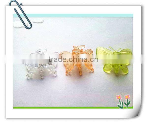 Garden Butterfly Shape Plant Support Colored Plastic Stick Clip.Garden Ornaments