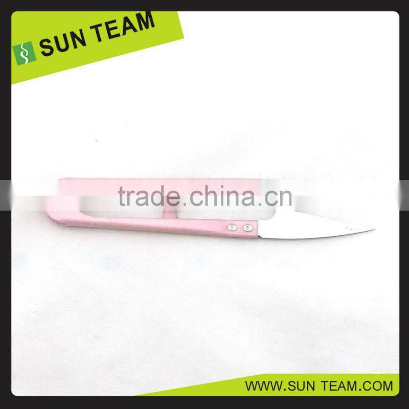 ST016 4-1/4" FDA durable plastic handle fishing line scissor