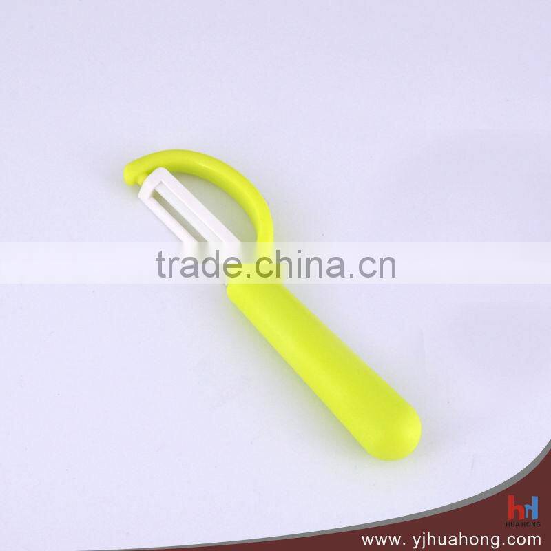 Transparent Plastic Handle Ceramic Blade Vegetable Peeler