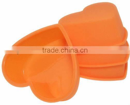 Christmas gift baking tools Silicone heart shape pan