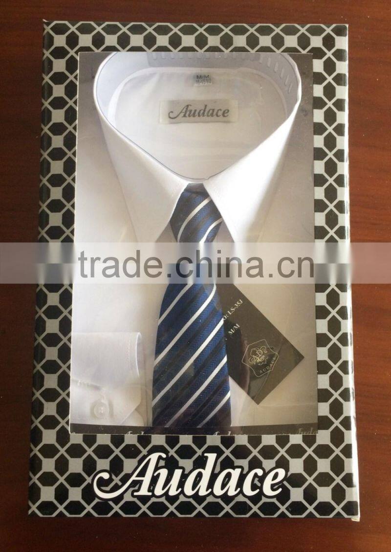 Top quality latest shirts design men white shirts formal shirts for wholesale